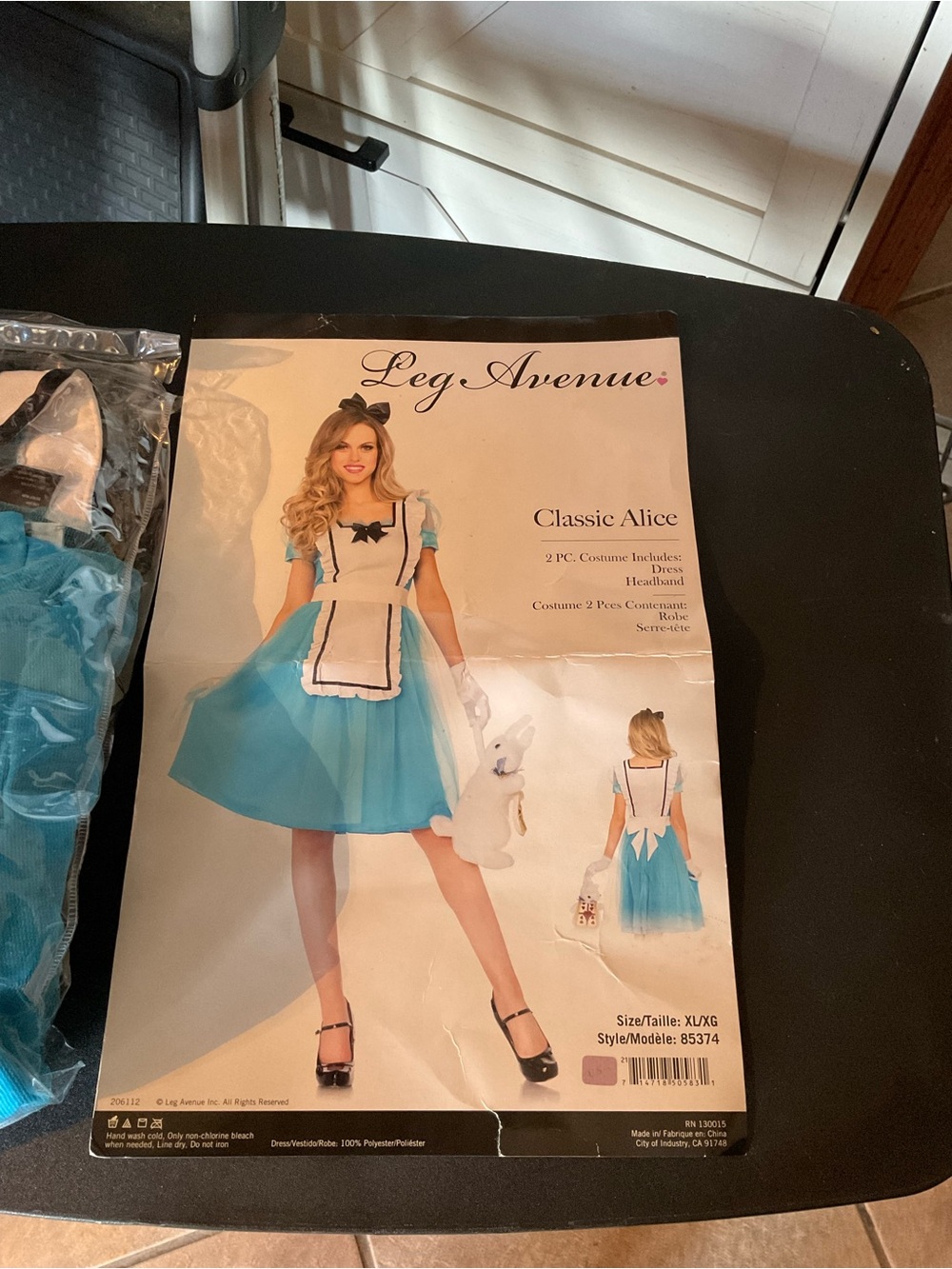 Leg Avenue Classic Alice  Costume - Blue